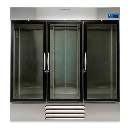 Thermo Scientific Thermo Scientific TSG Series GP Laboratory Refrigerator, 72 Cu.Ft., Glass Doors, Gray TSG72RSGA